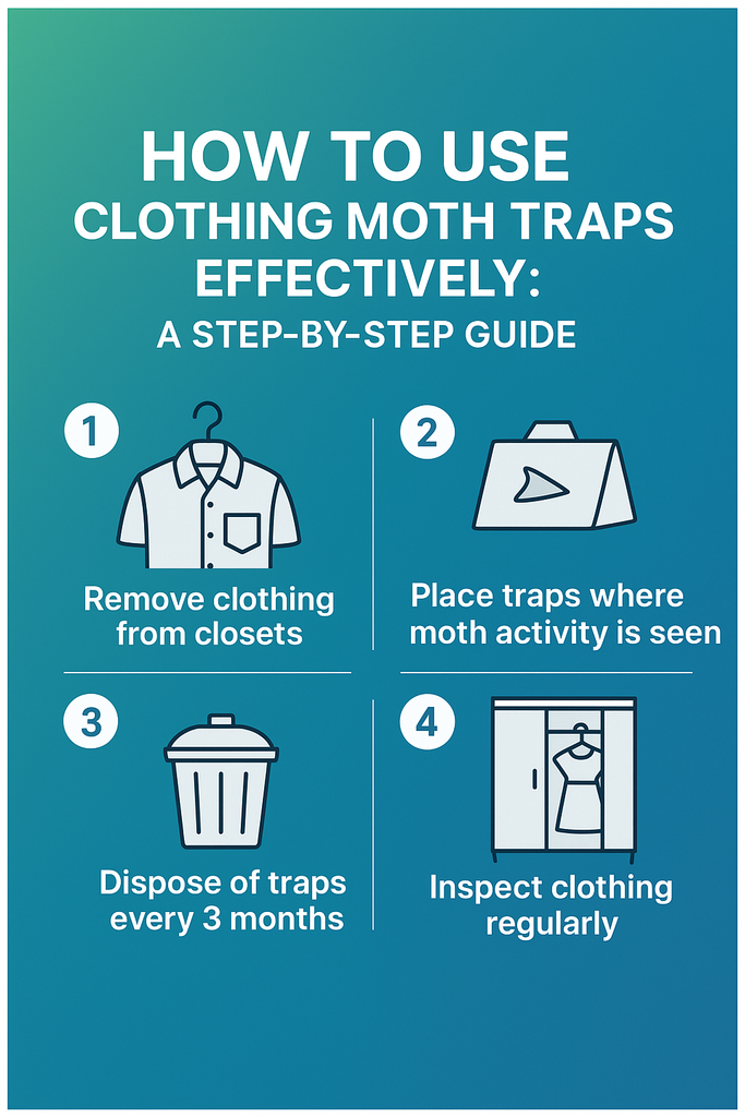 How to Use Clothing Moth Traps Effectively: A Step-by-Step Guide